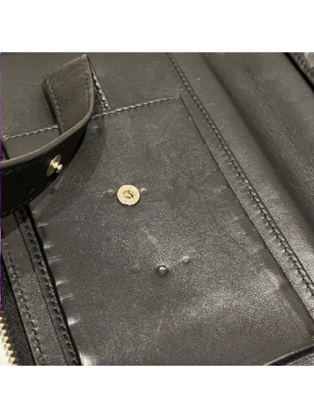 Gucci Micro Guccissima Organizer Document Case Double Zip Around Wallet - Picture 9 of 9